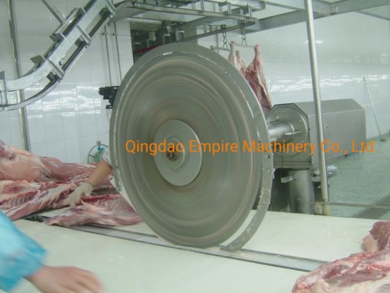 豚肉用の屠殺場機械、肉の部位を分割するための鋸