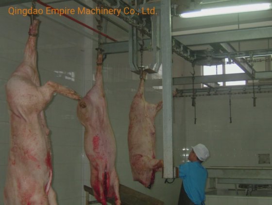 猪屠体机械卸载装置 屠宰场屠宰机械设备