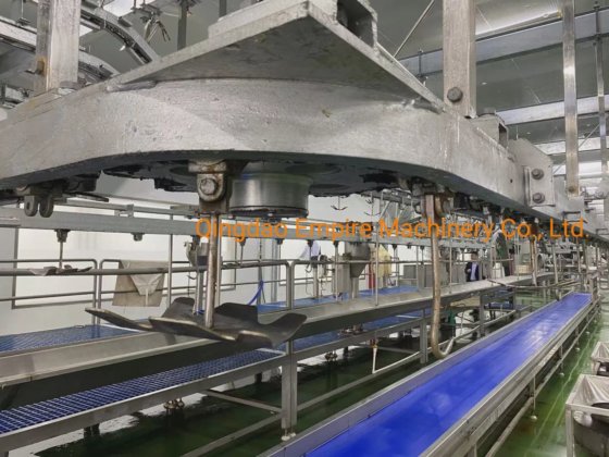 内臓検査コンベヤー 食肉処理設備 自動生産ライン用