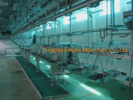 内臓検査コンベヤー 食肉処理設備 自動生産ライン用