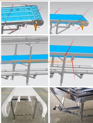 牛皮ベルトコンベヤー機械屠殺設備屠殺場用