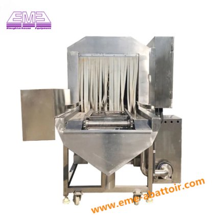 用于家禽加工的自动化设计塑料篮洗肉机 鸡屠宰场设备