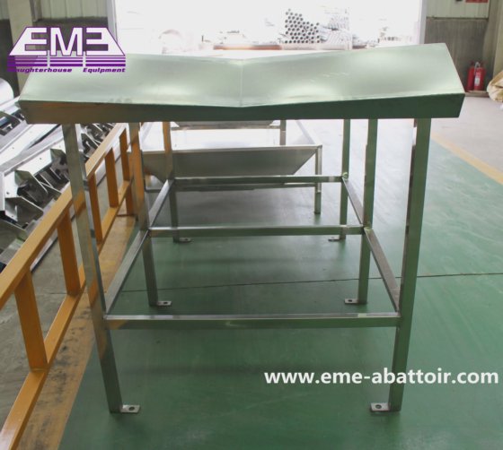 良質な素材のローラーテーブル 羊屠殺場設備 スラッターハウス用屠殺機
