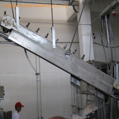 ハラール殺害屠殺機出血シャックル傾斜アンロード機屠殺場設備