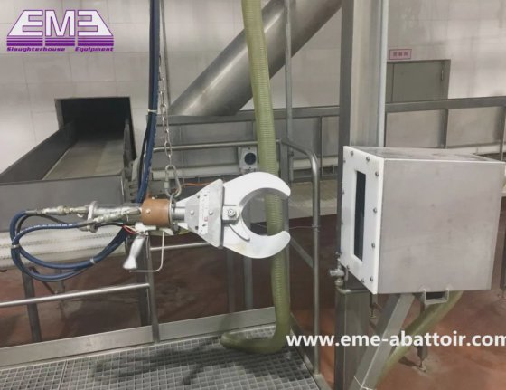 用于牛屠宰场加工的牲畜机械剪切消毒装置 牛屠宰场设备