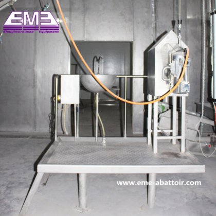 用于牛屠宰场加工的牲畜机械剪切消毒装置 牛屠宰场设备