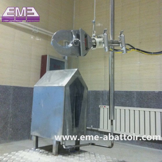 用于牛屠宰场加工的牲畜机械剪切消毒装置 牛屠宰场设备