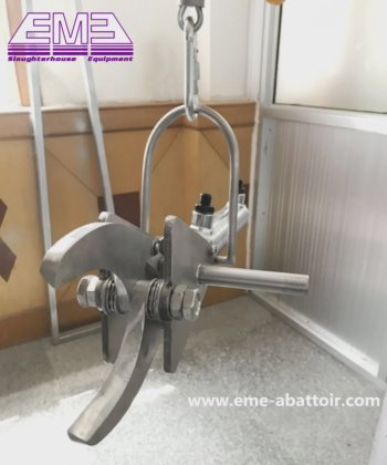 牛の屠殺ライン 蹄と角除去機械 食肉処理設備