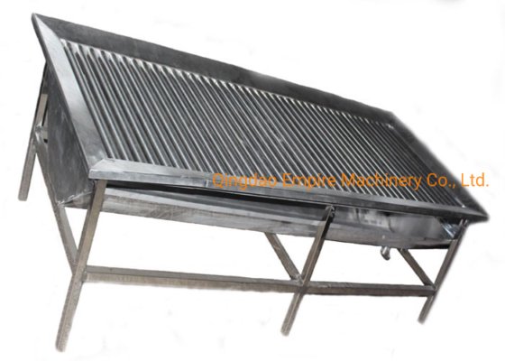 屠殺場用の羊を集めて殺すローラー台の機器