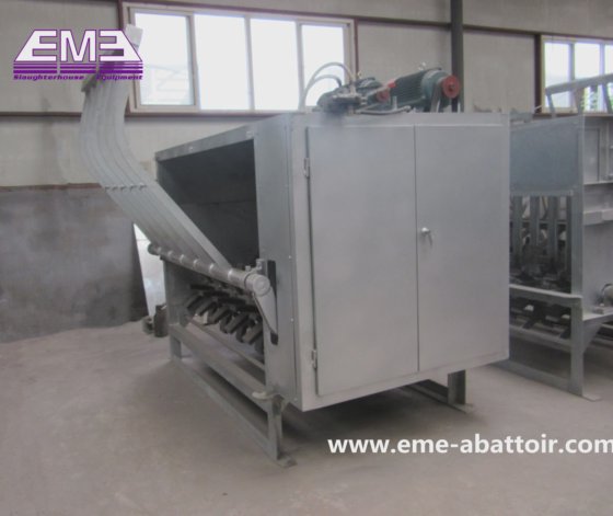 每小时 150 头猪的胴体脱毛机 用于中小型生猪屠宰场的屠宰设备