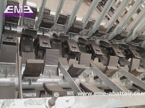 每小时 150 头猪的胴体脱毛机 用于中小型生猪屠宰场的屠宰设备