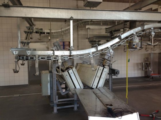 屠殺場機器 羊 山羊 子羊 ベルトコンベヤ装置