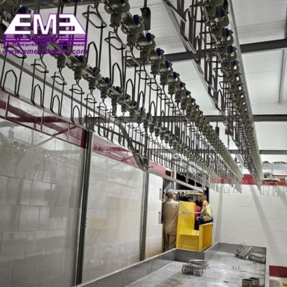 自動完全屠殺プロセス 200-500bph 鶏殺しスタンナー コンパクトモバイル屠殺機械