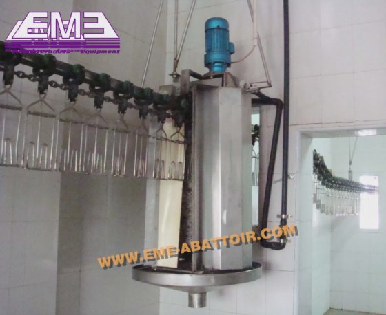 农场设备 鸡鸭鹅屠宰场自动家禽挂钩清洗装置屠宰机