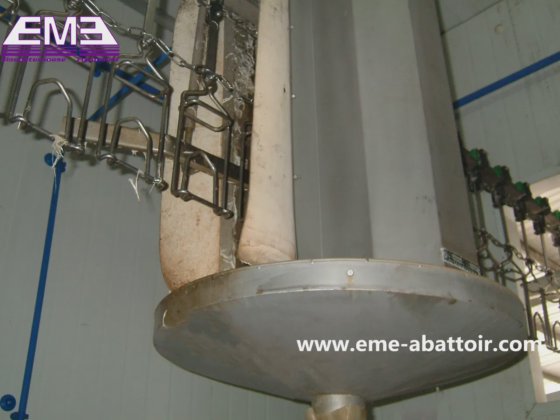 农场设备 鸡鸭鹅屠宰场自动家禽挂钩清洗装置屠宰机