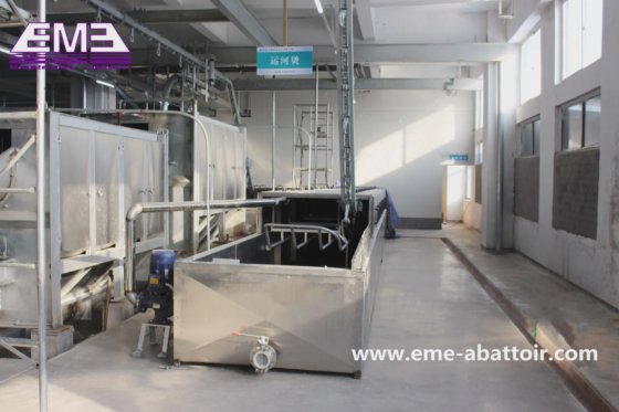 良質な豚屠殺プロセス用スカールディングマシン、豚羊用食肉処理設備