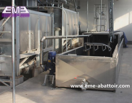 良質な豚屠殺プロセス用スカールディングマシン、豚羊用食肉処理設備