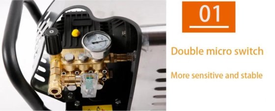 豚屠殺ライン設備用高圧手動洗浄機