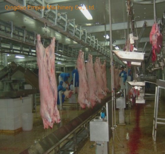 用于肉类加工厂的卧式生猪屠体自动输送轨道式生猪屠宰场