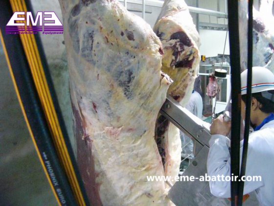 奶牛屠宰场设备 牛带劈半锯 肉类加工屠宰场机器