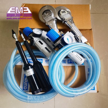 空気圧式皮剥ぎナイフ 自動皮剥ぎナイフ 牛の屠殺場 アバトワール設備