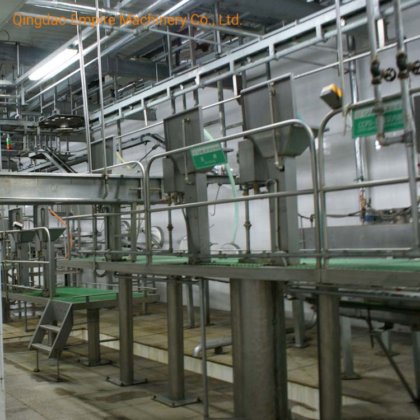 生きた牛を殺すためのプラットフォーム屠殺機械