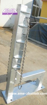 牛用前脚固定プラットフォーム屠殺場設備