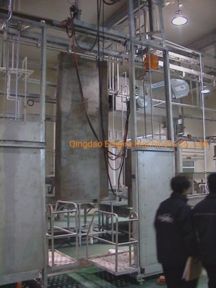 用于奶牛屠宰线的防止水和碎肉飞溅的屠宰设备