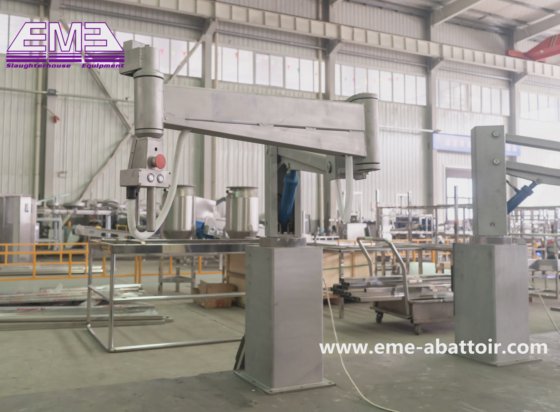 牛肉屠殺用荷物積載用油圧アーム機械