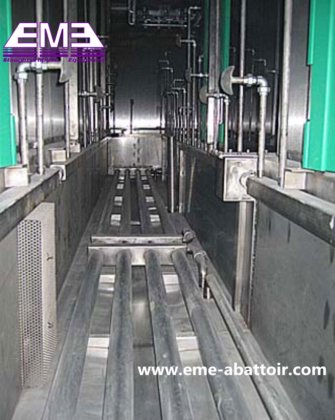 猪胴体蒸汽烫毛通道系统 屠宰机 屠宰场设备