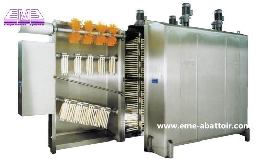 豚の胴体磨き機 豚の屠殺場設備