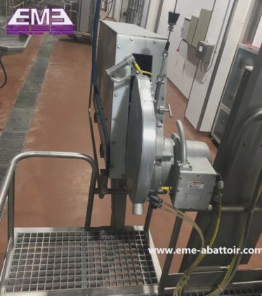 清真牛屠宰场设备 高效操作的半胴体带式分割锯