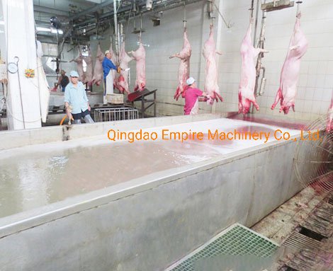 出厂价用于脱毛的猪胴体电动烫毛槽屠宰场设备