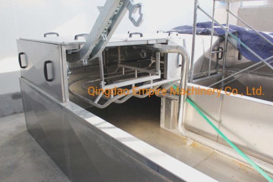 出厂价用于脱毛的猪胴体电动烫毛槽屠宰场设备