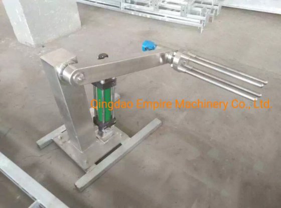 200 只绵羊/小时液压式绵羊拉皮机 山羊屠宰场机器 85% 折扣