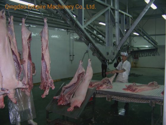 用于屠宰场猪肉加工机械的放血坡提升屠宰场设备