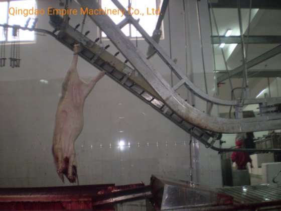 用于屠宰场猪肉加工机械的放血坡提升屠宰场设备