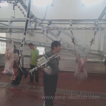 屠殺場機械 羊のひづめ 油圧シアー 肉処理 屠殺ライン