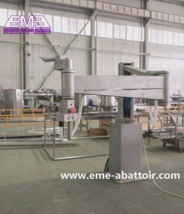 广泛使用的屠宰场设备 牛羊猪装肉臂屠宰机