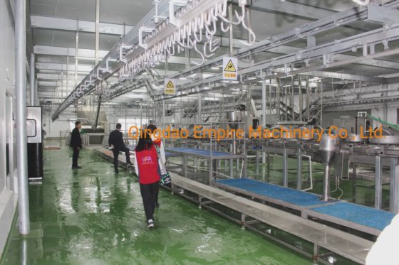 熱羊肉屠体自動誘導清掃装置 すべての仕様 屠殺ライン設備