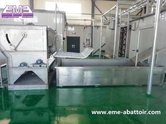 用于猪肉加工生产线的屠宰场设备：2000 头猪/天屠宰机胴体电烫池
