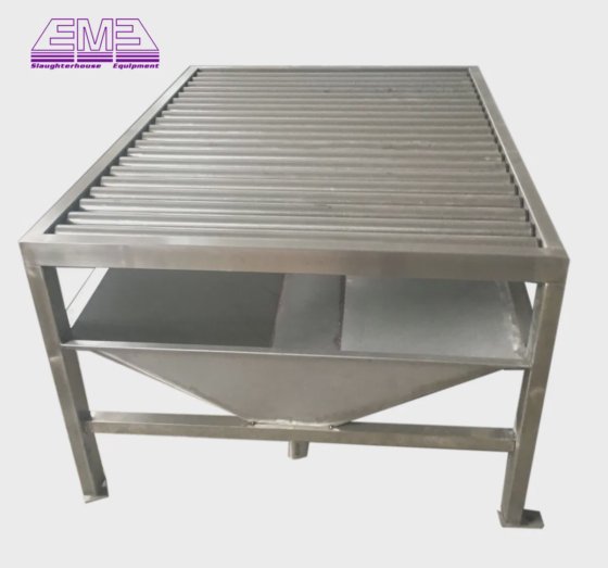 ヤギ屠殺ライン設備 集殺ローラー台 子羊 羊 食肉処理機械