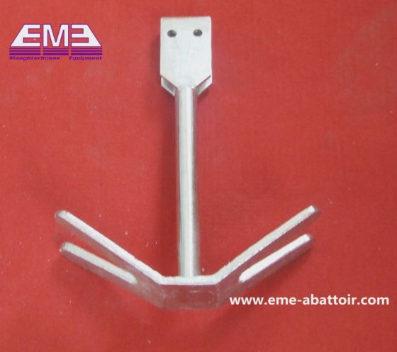 羊屠殺場用具、食肉処理ラインアクセサリー、死体フォーク、ヤギ屠殺機