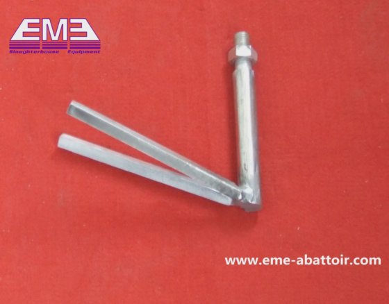 羊屠殺場用具、食肉処理ラインアクセサリー、死体フォーク、ヤギ屠殺機