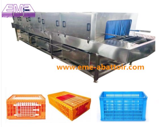 鸡屠宰机 屠宰场设备 自动工业用洗箱机