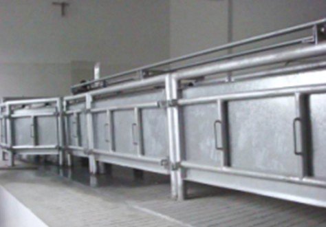 活猪入口通道 屠宰场工具 用于生猪屠宰机的屠宰场设备