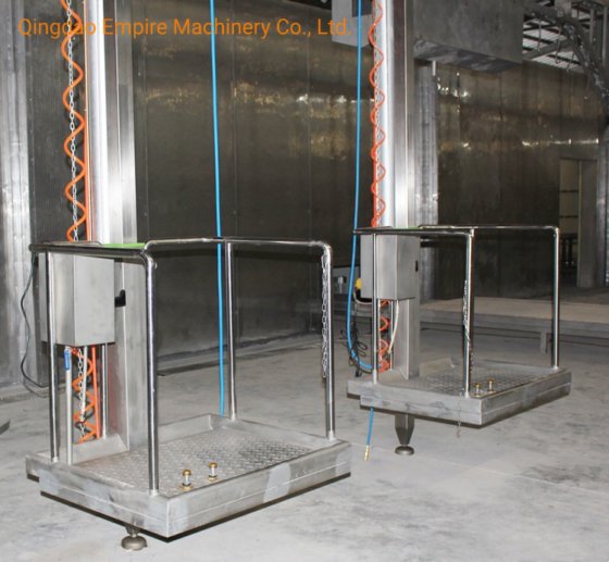 牛肉処理用の皮剥ぎエレベーター屠殺場機械