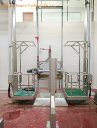 牛肉処理用の皮剥ぎエレベーター屠殺場機械