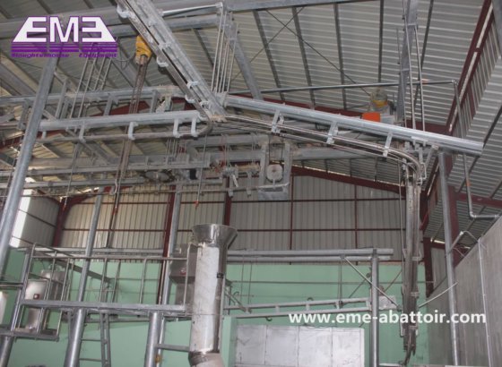 アイドル出血シャックル降下機豚屠殺場設備