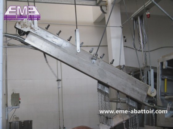 アイドル出血シャックル降下機豚屠殺場設備